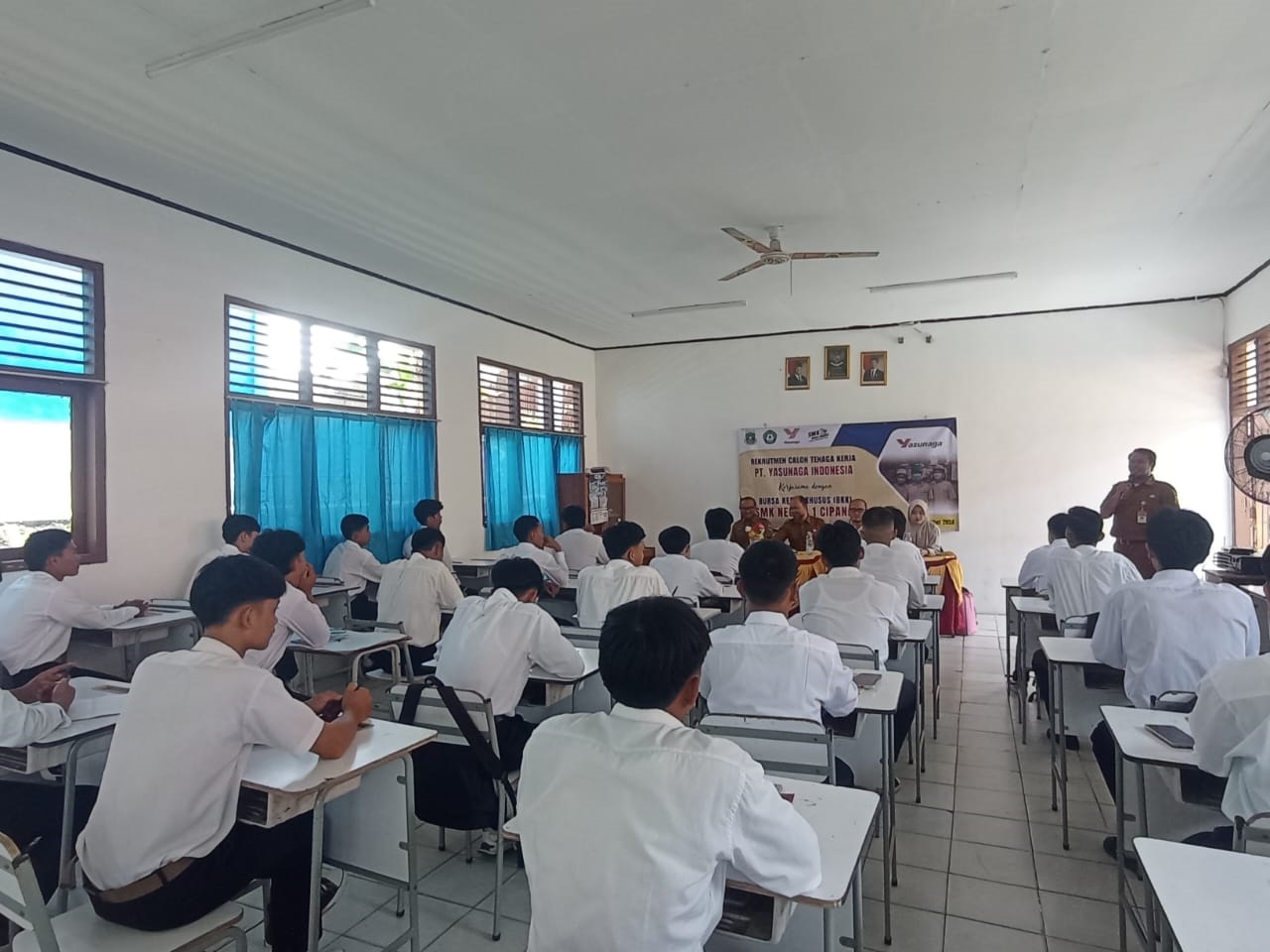 Kerja Sama SMKN 1 Cipanas dan PT. Yasunaga Indonesia,  Rekrutmen Tenaga Kerja Dibuka